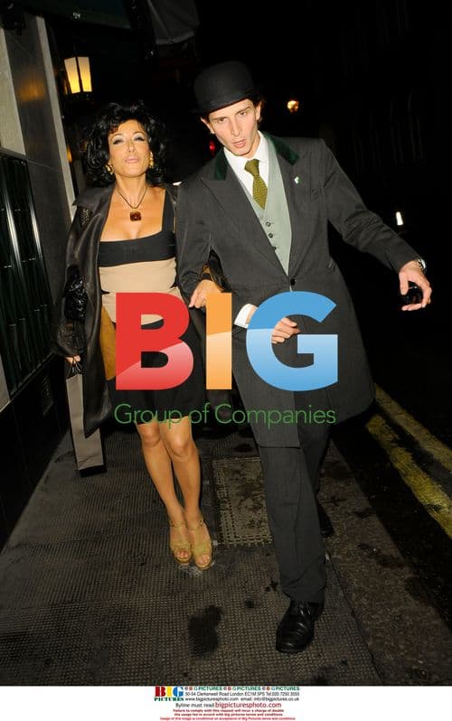 Nancy Del'Olio at the Ivy club, London