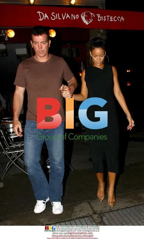 Rihanna dining at Da Silvano NYC