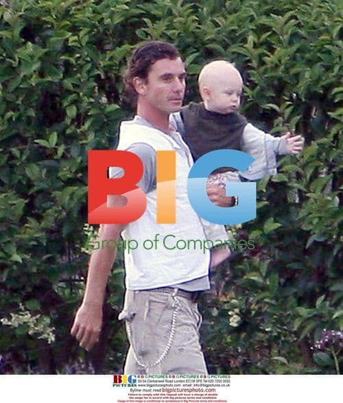 Gwen Stefani plays with family in field