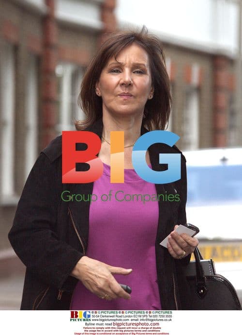 Arlene Phillips visits agent in London