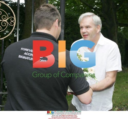 Sir Bobby Robson's son receives flowers at home