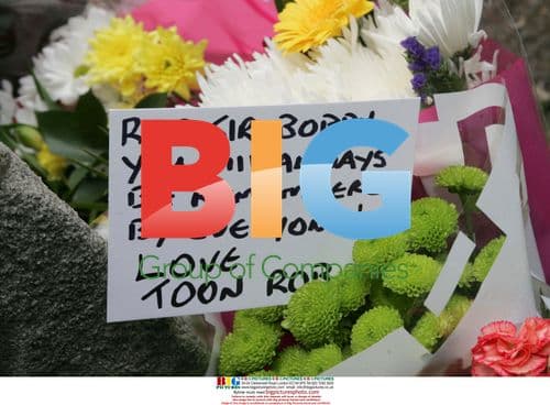 Tributes at Sir Bobby Robson's home