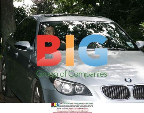 Doctor of Sir Bobby Robson Leaving His Home