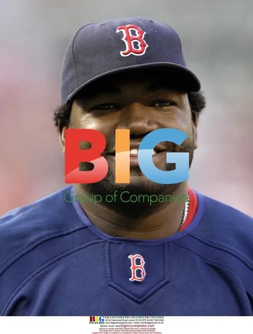 David Ortiz warms up before game