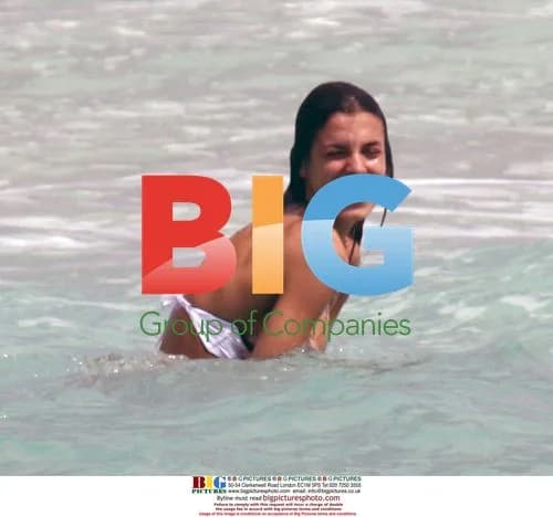 George Clooney and Elisabetta Canalis on Vacation