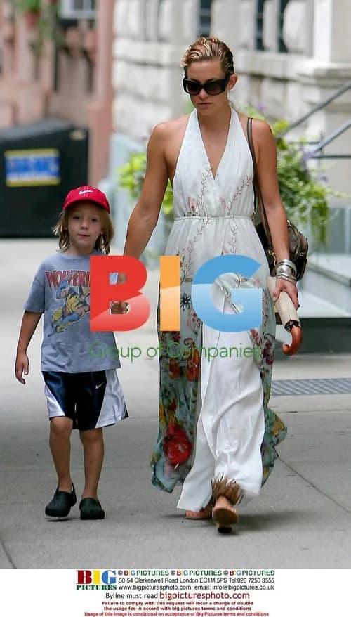 Kate Hudson and son Ryder out in New York