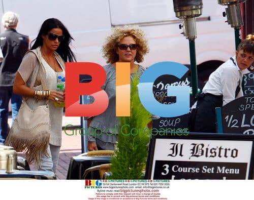 Katie Price shops with family in Brighton