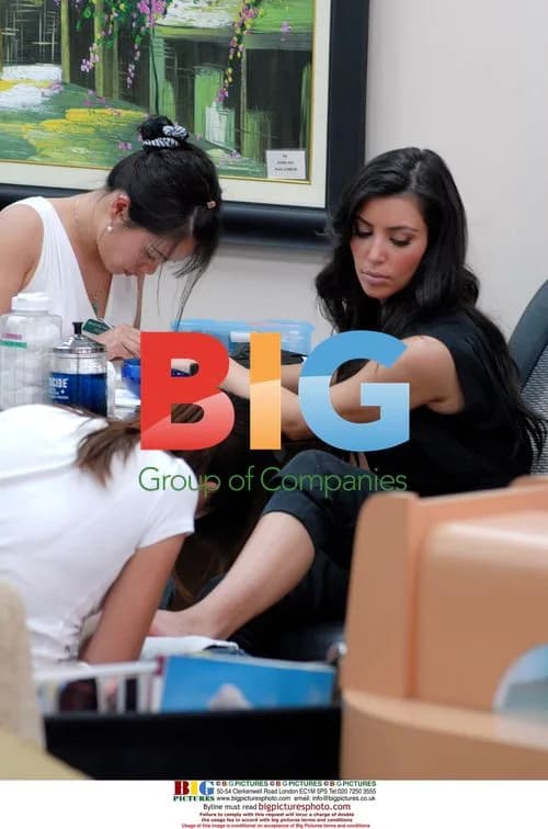 Kim Kardashian Spotted Getting Mani-Pedi