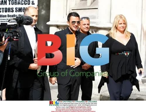Singer Peter Andre at London's High Court