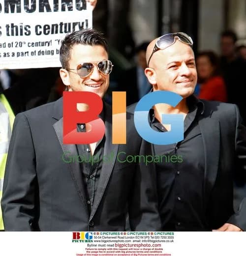 Peter Andre at High Court in London