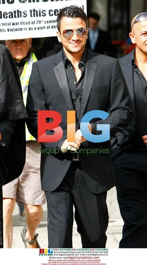 Peter Andre at London High Court
