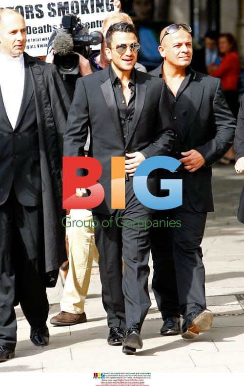 Peter Andre at High Court, London