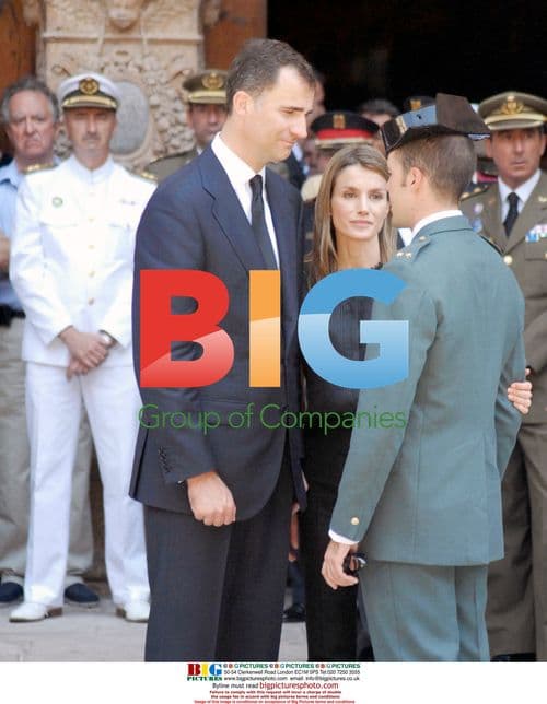 Spanish royals attend funeral in Majorca