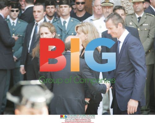 Spanish Royals Attend Funeral in Majorca