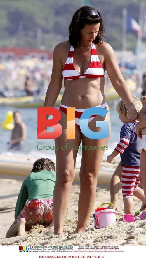 Davina McCall and family vacation in France
