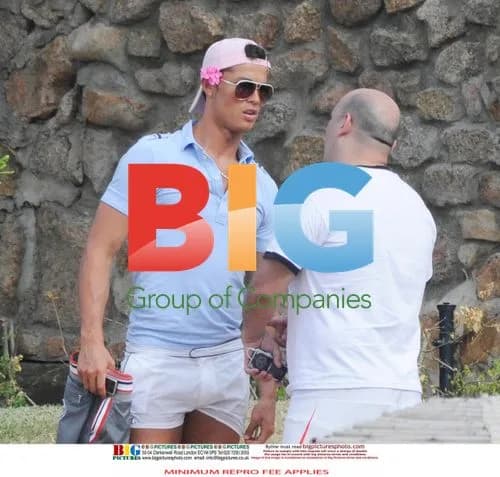 Cristiano Ronaldo Relaxing on Holiday