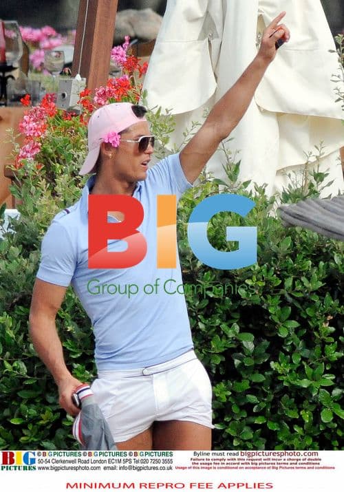 Cristiano Ronaldo on Holiday in Italy