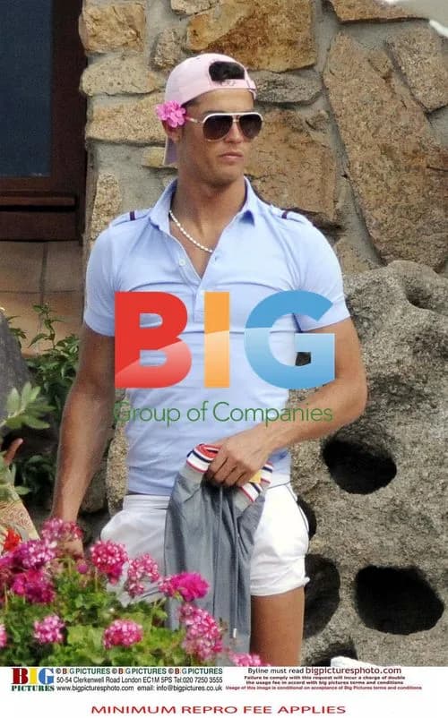 Cristiano Ronaldo on Holiday in Italy