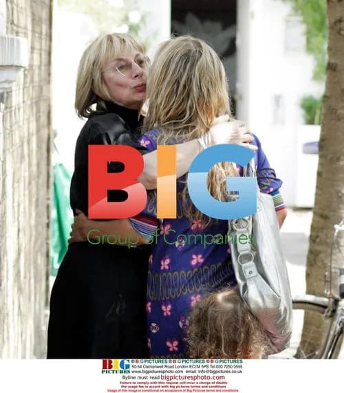 Geri Halliwell and Daughter Bluebell in London
