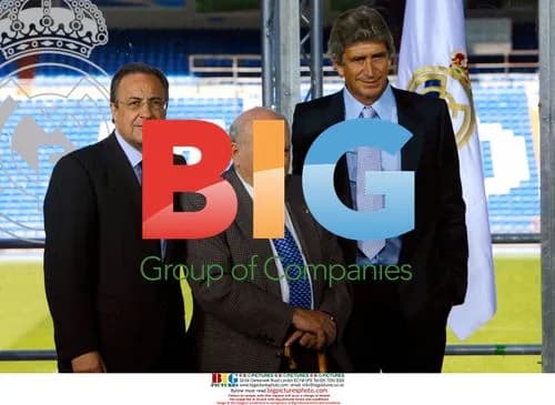 Florentino Perez presents Manuel Pellegrini