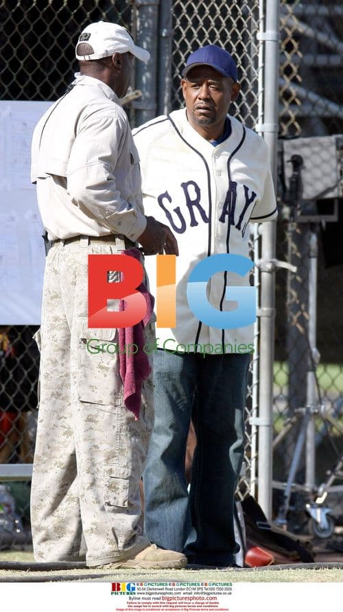 America Ferrara and Forest Whitaker on 'Family Wedding' set