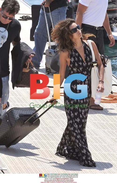 Eva Longoria and Tony Parker leave Saint Tropez