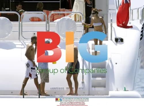 Eva Longoria and Tony Parker on Yacht
