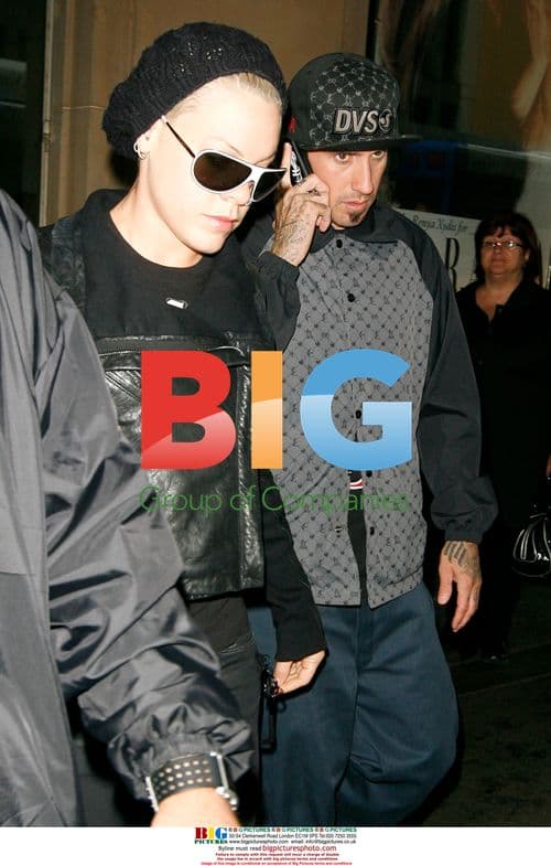 Pink and Carey Hart visit day spa in Sydney