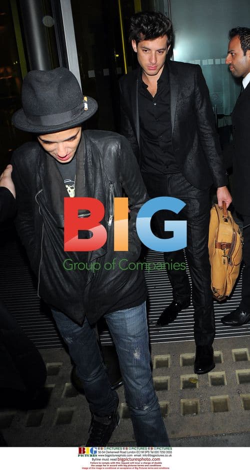 Samantha and Mark Ronson Leaving Bungalow 8