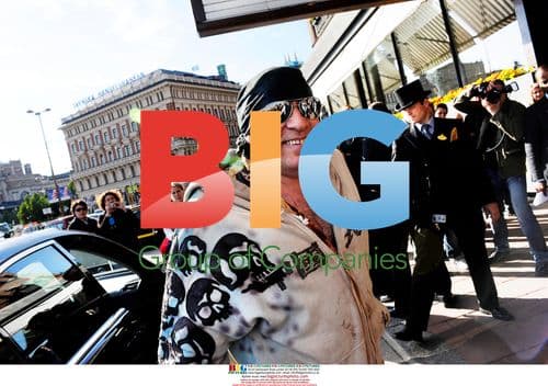 Steven van Zandt outside Grand Hotel in Stockholm