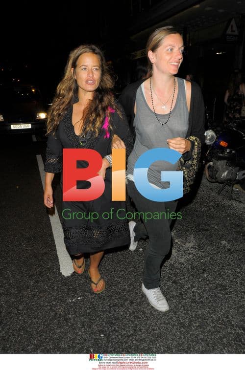 Celebrities leaving 'YOYO' Club in Notting Hill