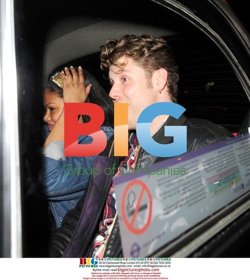 Celebrities leaving 'YOYO' Club in Notting Hill