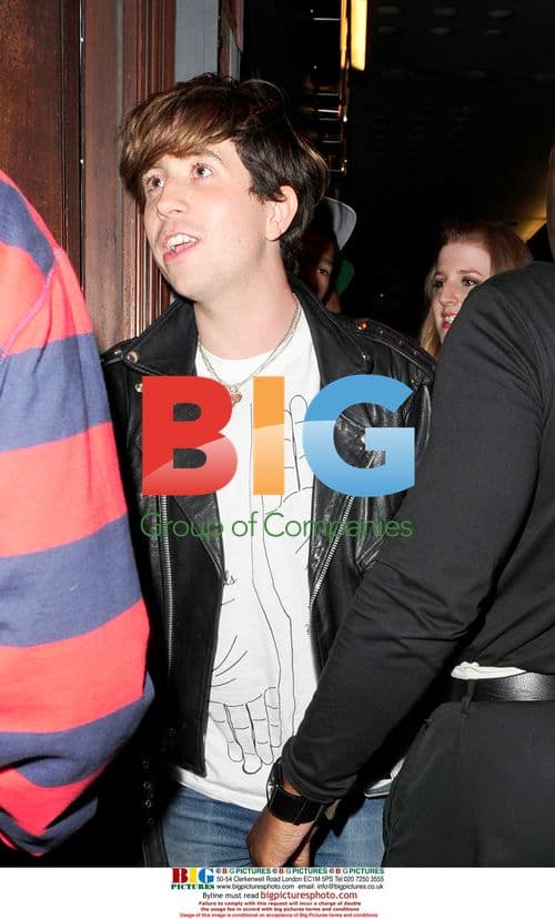 Celebrities leaving 'YOYO' Club in Notting Hill