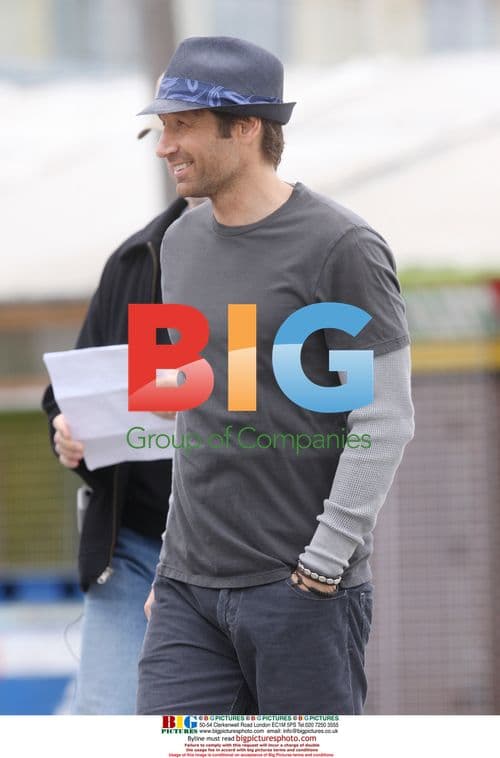 David Duchovny & Evan Handler on Californication set