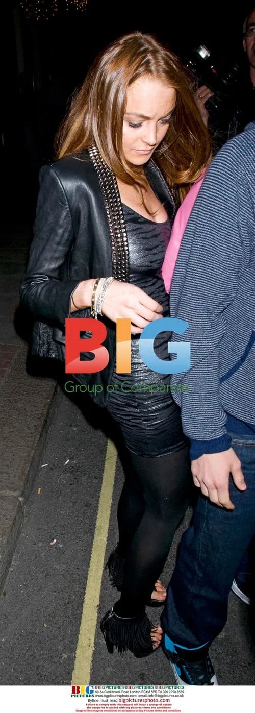 Lindsay Lohan Leaves May Fair Hotel