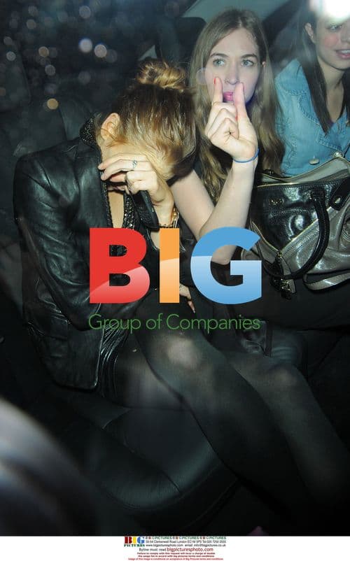 Lindsay Lohan leaves Cuckoo Club in London