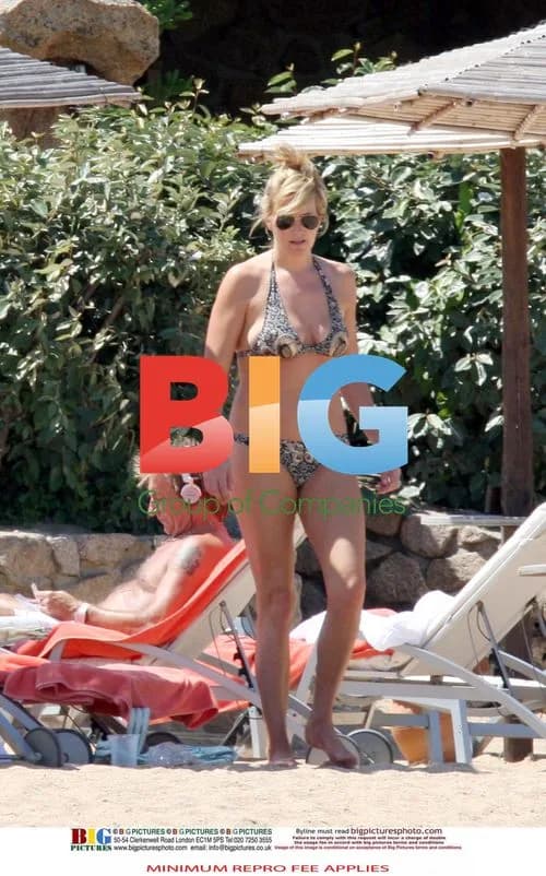 Rod Stewart and Family Vacation in Italy