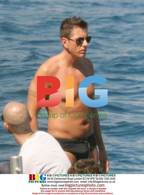 Stefano Gabbana relaxes on boat in Portofino