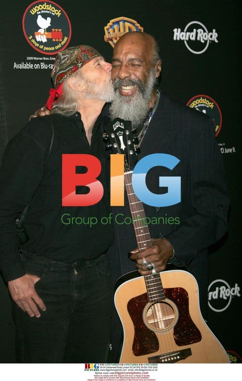 Michael Wadleigh and Richie Havens at Woodstock 40th Anniversary Gala