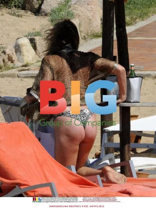 Rod Stewart and Family on Holiday in Italy