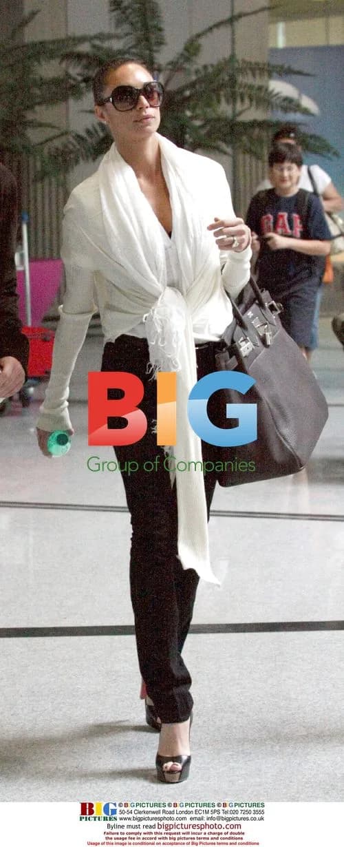 Boris Becker and partner depart Paris airport