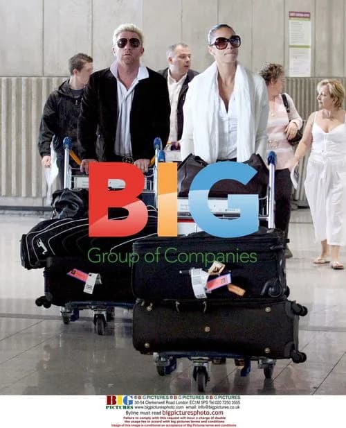 Boris Becker and partner depart Paris airport