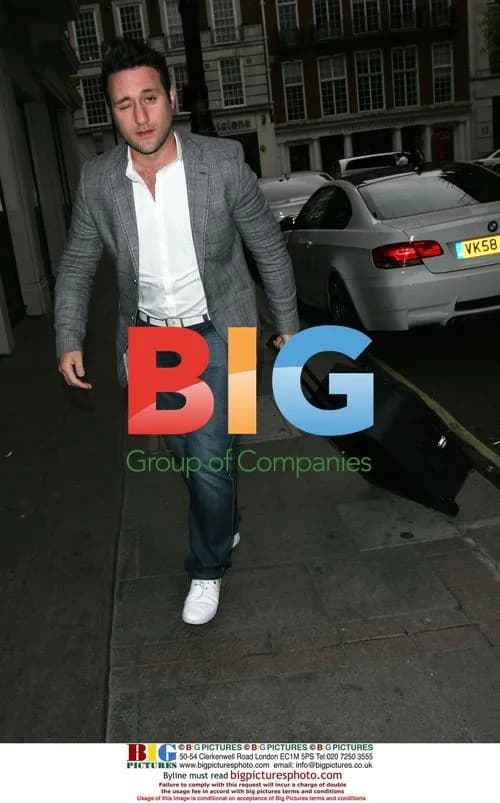 Anthony De Costa from BLUE arrives at Mayfair Hotel