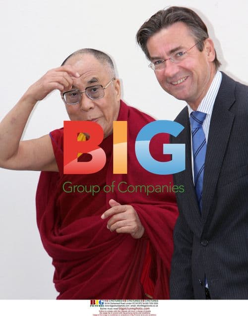 Dalai Lama and Dutch Minister in The Hague