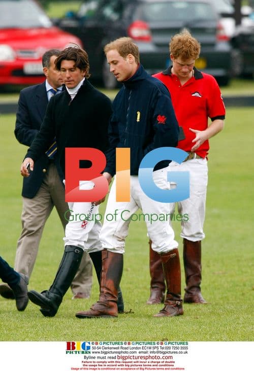 Prince William and Harry play polo