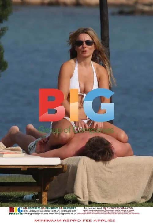 Geri Halliwell and boyfriend in Italy