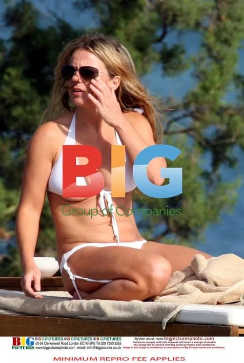 Geri Halliwell on Holiday in Italy