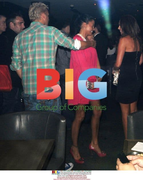 Model Jordan Enjoys Night Out in London