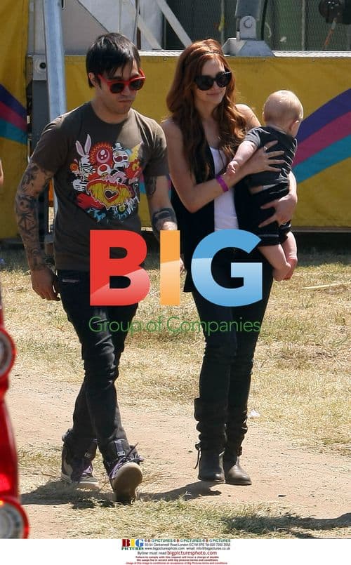 Ashlee Simpson and Pete Wentz at Heroes Carnival