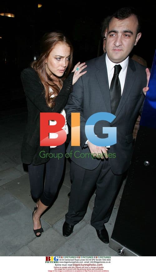 Lindsay Lohan meets Ungaro at Yauatcha